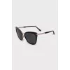 Black and gold frame sunglasses