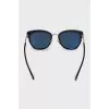 Black and gold frame sunglasses