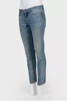 Blue jeans of blue