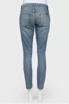 Blue jeans of blue