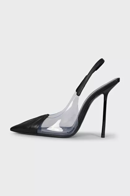 Leather slingbacks Chica