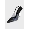 Leather slingbacks Chica