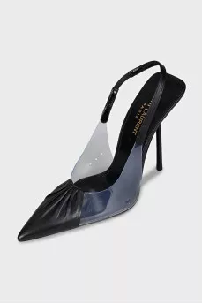 Leather slingbacks Chica
