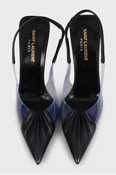 Leather slingbacks Chica