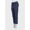 Men's tapered drawstring trousers