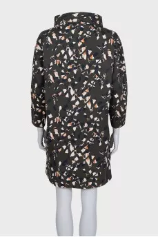 Green dress with print
