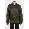 Loose khaki bomber jacket