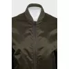 Loose khaki bomber jacket