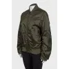 Loose khaki bomber jacket