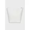 White Triomphe Bucket Bag