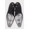 Коричневые ботильоны на каблуке kitten heel