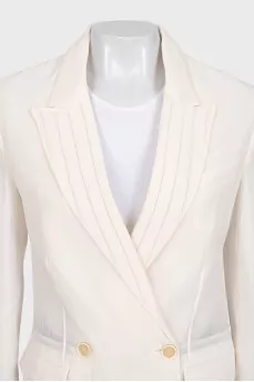 Transparent white jacket
