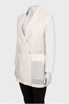 Transparent white jacket