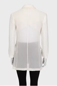 Transparent white jacket