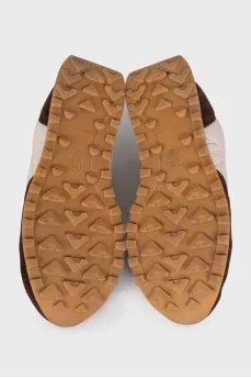Beige sneakers with decor
