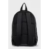 Men's backpack with a small print