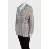 Reversible cashmere coat