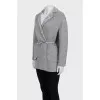Reversible cashmere coat