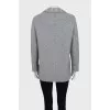 Reversible cashmere coat