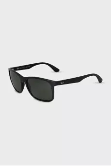 Men's sunglasses with logo on the temples