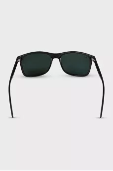Men's sunglasses with logo on the temples