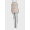 Fitted tweed skirt