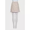 Fitted tweed skirt