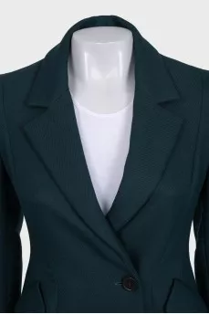 Dark green fitted jacket