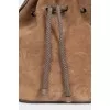 Сумка-мішок із замші на затяжці