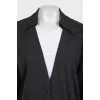 Cashmere cardigan with patch pockets