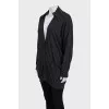Cashmere cardigan with patch pockets