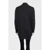 Cashmere cardigan with patch pockets
