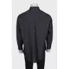 Men's shirt with a solid color print