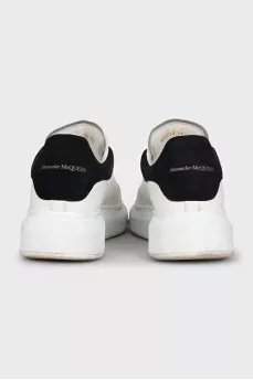 White sneakers with a logo