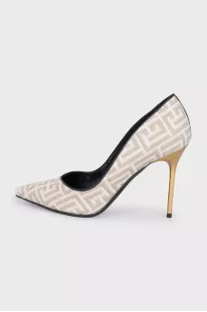 4g-Motif shoes with signature print