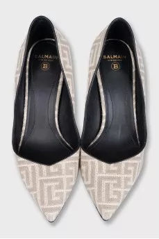 4g-Motif shoes with signature print