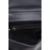 Leather satchel with decor