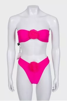 Pink swimsuit with tag