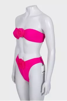 Pink swimsuit with tag