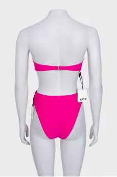 Pink swimsuit with tag