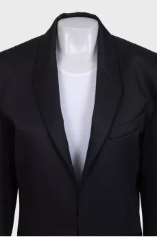 Black jacket by Mugler x H&M