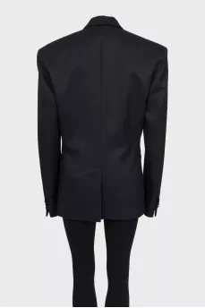 Black jacket by Mugler x H&M