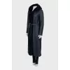 Double-sided lambskin coat