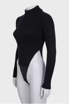 High-neck bodysuit