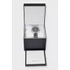 Men's watch with a logo on the dial