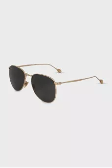 Sunglasses with gold frames