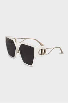 Grand beige sunglasses with logo