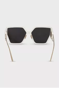 Grand beige sunglasses with logo