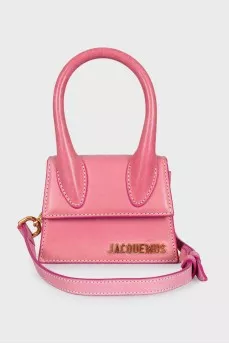 Le Chiquito mini bag in pink leather