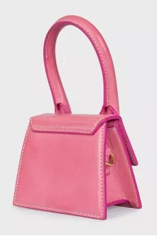 Le Chiquito mini bag in pink leather